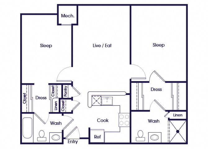 Suite A Floorplan